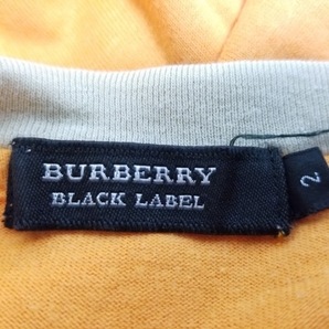 バーバリーブラックレーベル Burberry Black Label 半袖Tシャツ サイズ2 M - オレンジ×ベージュ×マルチ メンズ クルーネック トップスの画像3