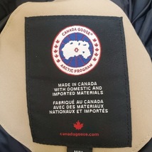 カナダグース CANADA GOOSE ダウンジャケット サイズM 3438JM - ベージュ メンズ 長袖/コヨーテ/冬 美品 ジャケット_画像3