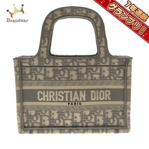 ディオール/クリスチャンディオール DIOR/ChristianDior トートバッグ S5475ZRIW_M932 ブックトートミニバッグ ジャガード バッグ