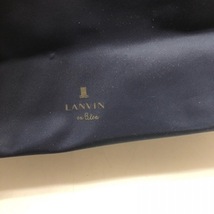 ランバンオンブルー LANVIN en Bleu ショルダーバッグ - ナイロン ダークネイビー リボン バッグ_画像8