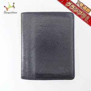 イルビゾンテ IL BISONTE カードケース - レザー 黒 財布