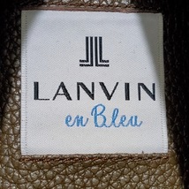 ランバンオンブルー LANVIN en Bleu ドライビングシューズ 24 1/2 - スエード ダークブラウン レディース リボン 靴_画像5