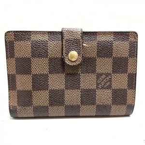 ルイヴィトン LOUIS VUITTON 2つ折り財布 T61220 フレンチパース ダミエ・キャンバス エベヌ SD0978 財布 ダミエ