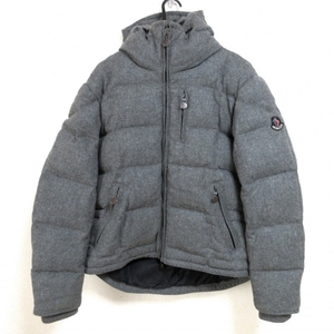 モンクレール MONCLER ダウンジャケット サイズ2 M VANOISE(ヴァノアーズ) グレー メンズ 冬物/ジップアップ ジャケット