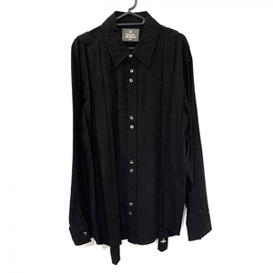 ヴィヴィアンウエストウッドマン Vivienne Westwood MAN 長袖シャツ サイズ40 M - 黒 メンズ オーブ柄 美品 トップス
