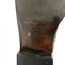 ジャンニバルバート gianni barbato シューズ 40 - エナメル（レザー） ダークブラウン メンズ 型押し加工/アウトソール張替済 靴_画像6