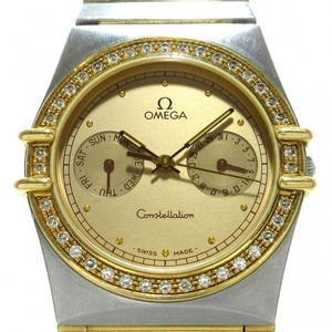 OMEGA(オメガ) 腕時計 コンステレーション メンズ デイデイト/ダイヤベゼル ゴールド