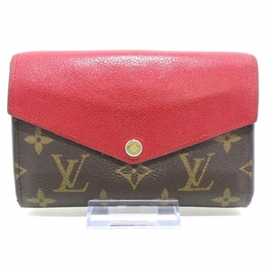 ルイヴィトン LOUIS VUITTON Wホック財布 M60140 ポルトフォイユパラスコンパクト モノグラムキャンバス×カーフレザー スリーズ CA4187