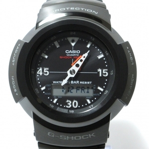 CASIO(カシオ) 腕時計■新品同様 G-SHOCK AWM-500-1AJF メンズ ワールドタイム 黒