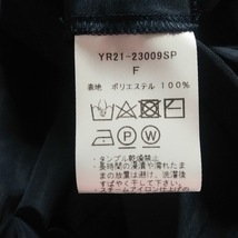 ヨリ yori チュニック サイズF - 黒 レディース クルーネック/七分袖 美品 ワンピース_画像4