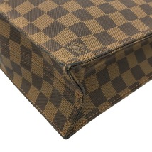 ルイヴィトン LOUIS VUITTON トートバッグ N51140 サック・プラ(旧型) ダミエ・キャンバス エベヌ イニシャル刻印(K.M) MI0042 バッグ_画像5