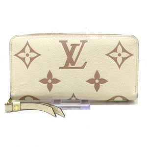 ルイヴィトン LOUIS VUITTON 長財布 M80116 ジッピーウォレット モノグラム・アンプラント レザー（皮革の種類：牛革） SP0221 財布