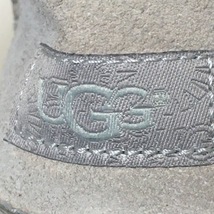 アグ UGG ショートブーツ 23 1019627 ジョージー ムートン ライトグレー レディース スワロフスキークリスタル/タッセル 美品 靴_画像5