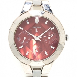 SEIKO(セイコー) 腕時計 LUKIA(ルキア) 5Y89-0A70 レディース トリプルカレンダー ボルドーの画像1
