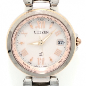 CITIZEN(シチズン) 腕時計 XC(クロスシー) EC1034-59W/H240-T019081 レディース エコドライブ/電波 ピンクゴールド