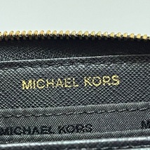 マイケルコース MICHAEL KORS コインケース - レザー 黒 ラウンドファスナー 財布_画像4