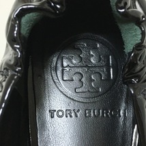 トリーバーチ TORY BURCH フラットシューズ 7M - エナメル（レザー） 黒 レディース 靴_画像5