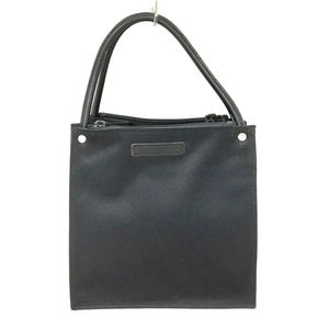  Tsumori Chisato TSUMORI CHISATO tote bag - nylon × leather black bag 