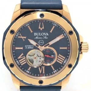 Bulova(ブローバ) 腕時計 マリンスター 98A227 メンズ ブルーグレー