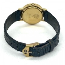 GUCCI(グッチ) 腕時計 - 3000L レディース 革ベルト 黒_画像3