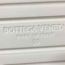 ボッテガヴェネタ BOTTEGA VENETA サンダル 39 ジュリー ラバー 白 メンズ レースアップ 新品同様 靴_画像6