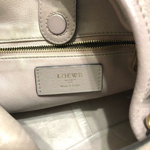 ロエベ LOEWE ショルダーバッグ 337.79.G91 ホーボーバッグ レザー ピンク バッグの画像8