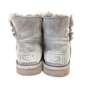 アグ UGG ショートブーツ JAPAN 23 1008822 ミニベイリーボタンブリングコンステレーション ムートン グレー レディース 靴の画像3