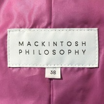 マッキントッシュフィロソフィー MACKINTOSH PHILOSOPHY ダウンジャケット サイズ38 L - ダークグレー レディース 長袖/秋/冬 ジャケット_画像3