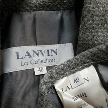 ランバンコレクション LANVIN COLLECTION スカートスーツ サイズ40 M - グレー レディース 肩パッド 美品 レディーススーツ_画像7