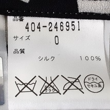 ダイアン・フォン・ファステンバーグ DIANE VON FURSTENBERG(DVF) サイズ0 XS - 白×黒 レディース その他 襟/半袖/ひざ丈 美品 ワンピース_画像4