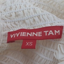 ヴィヴィアンタム VIVIENNE TAM 長袖カットソー サイズXS - アイボリー レディース ハイネック 美品 トップス_画像3