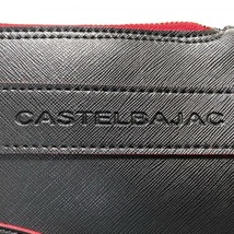 カステルバジャック Castelbajac ワンショルダーバッグ - 合皮 黒×レッド バッグ_画像8