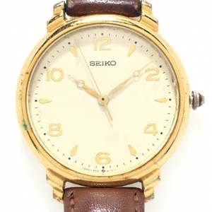 SEIKO(セイコー) 腕時計 - 9021-608A レディース アイボリー