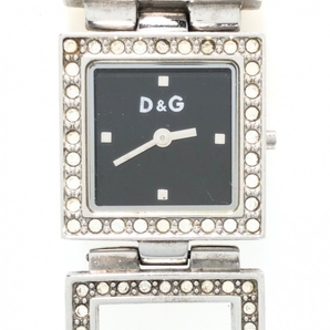 D&G(ディーアンドジー) 腕時計 - レディース ラインストーン 黒の画像1
