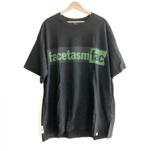 ファセッタズム FACETASM 半袖Tシャツ サイズ5 XL - 黒×グリーン メンズ トップス