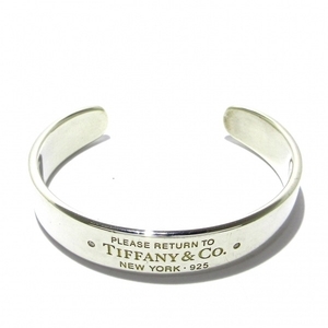 ティファニー TIFFANY&Co. バングル ナロー カフ シルバー×ダイヤモンド 2Pダイヤ/ダイヤ0.01カラット アクセサリー（腕）