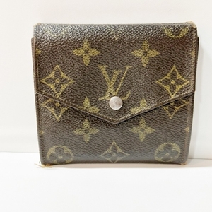 ルイヴィトン LOUIS VUITTON Wホック財布 190 ポルトモネビエ(旧型) モノグラム・キャンバス - 881AN 財布 モノグラム