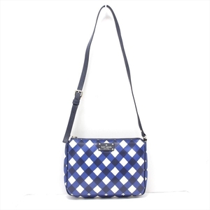 ケイトスペード Kate spade ショルダーバッグ WKRU2561 - PVC(塩化ビニール)×レザー ネイビー×アイボリー×ダークネイビー バッグ