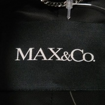 マックス&コー MAX&CO. サイズ38 S - 黒×アイボリー レディース 長袖/チェック柄/冬 コート_画像3