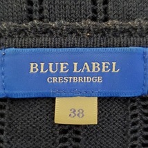 ブルーレーベルクレストブリッジ BLUE LABEL CRESTBRIDGE カーディガン サイズ38 M - ダークネイビー レディース 半袖 トップス_画像3
