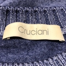 クルチアーニ Cruciani 長袖セーター サイズ48 XL - ネイビー メンズ クルーネック トップス_画像3