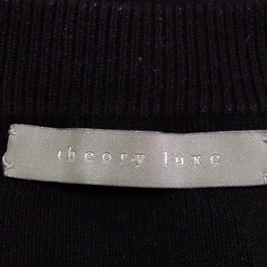 セオリーリュクス theory luxe 七分袖セーター サイズ38 M - 黒 レディース クルーネック トップスの画像3