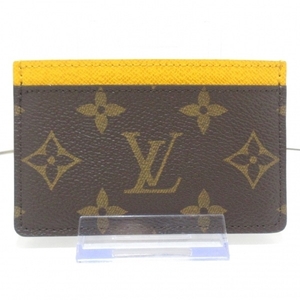 ルイヴィトン LOUIS VUITTON カードケース M60704 ポルト カルト・サーンプル モノグラム・キャンバス ミモザ CA1175 美品 財布 モノグラム