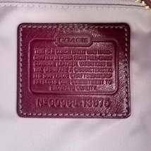 コーチ COACH ショルダーバッグ 13875 - レザー パープル バッグ_画像8