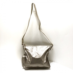  Gherardini GHERARDINI shoulder bag - PVC( salt . vinyl )× leather Gold bag 