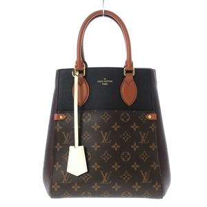 ルイヴィトン LOUIS VUITTON トートバッグ M45409 フォールドトートMM モノグラム・キャンバス、カーフレザー（皮革の種類：牛革） 美品