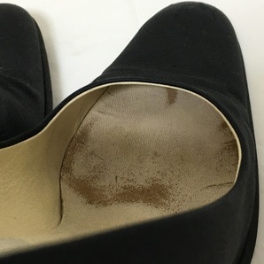 プラダ PRADA パンプス 35 1/2 - サテン 黒 レディース 靴の画像8