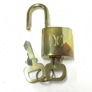 ルイヴィトン LOUIS VUITTON R10000 パドロック 真鍮 ゴールド パドロック(南京錠)/316 小物の画像4