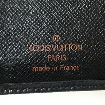 ルイヴィトン LOUIS VUITTON 2つ折り財布 M63242 ポルトモネビエヴィエノワ レザー（LVロゴの刻印入り） ノワール MI1004 財布 エピ_画像5