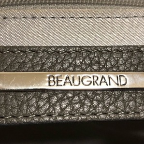 ボーグラン BEAUGRAND ショルダーバッグ - レザー×ナイロン グレーベージュ×ピンクベージュ×白 バッグの画像8